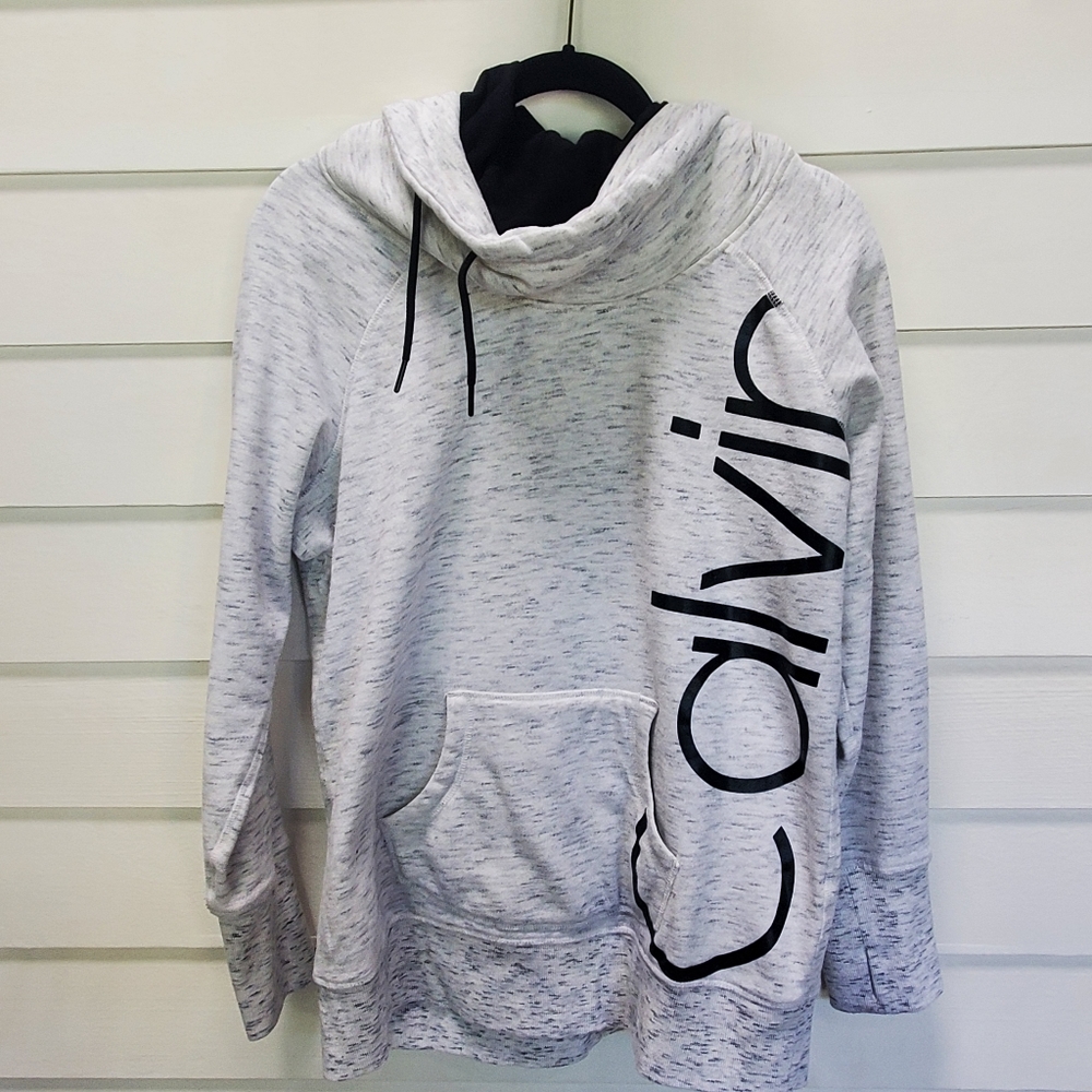 Calvin Klein Performance sweater, Size:L Color: Gray & black